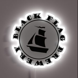 Black Flag Brewery RGB Neon Sign