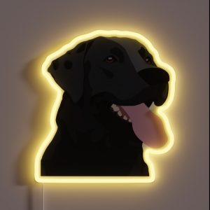 Black Lab RGB Neon Sign