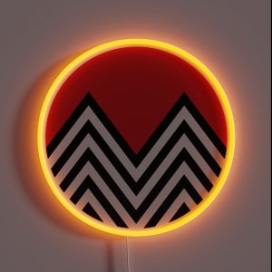 Black Lodge RGB Neon Sign Black Lodge RGB Neon Sign