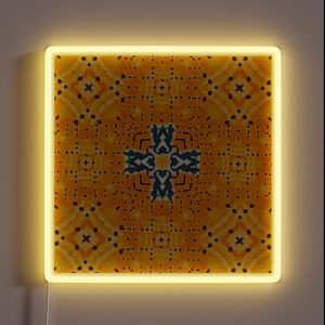 Black On Gold Crosses RGB Neon Sign Black On Gold Crosses RGB Neon Sign