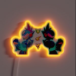 Black Spost Geo Stelar Star Forces RGB Neon Sign Black Spost Geo Stelar Star Forces RGB Neon Sign