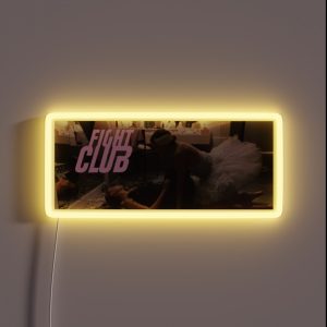 Black Swan Fight Club RGB Neon Sign