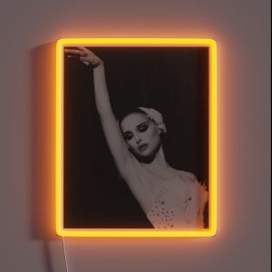 Black Swan Poster RGB Neon Sign Black Swan Poster RGB Neon Sign