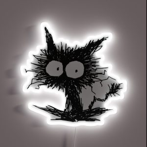 Black Unkempt Kitten Gabigabi RGB Neon Sign Black Unkempt Kitten Gabigabi RGB Neon Sign