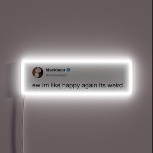 Blackbear Tweet RGB Neon Sign