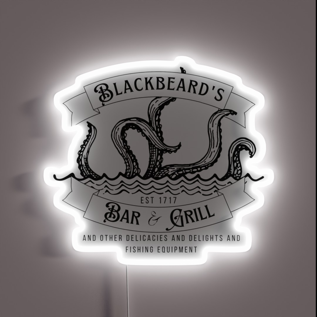 Blackbeard S Bar And Grill RGB Neon Sign Blackbeard S Bar And Grill RGB Neon Sign