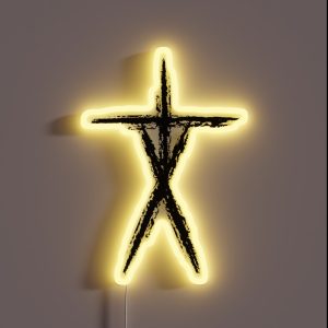 Blair Witch Stick Figures RGB Neon Sign