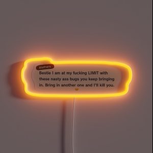 Blathers Is At His Limit RGB Neon Sign Blathers Is At His Limit RGB Neon Sign