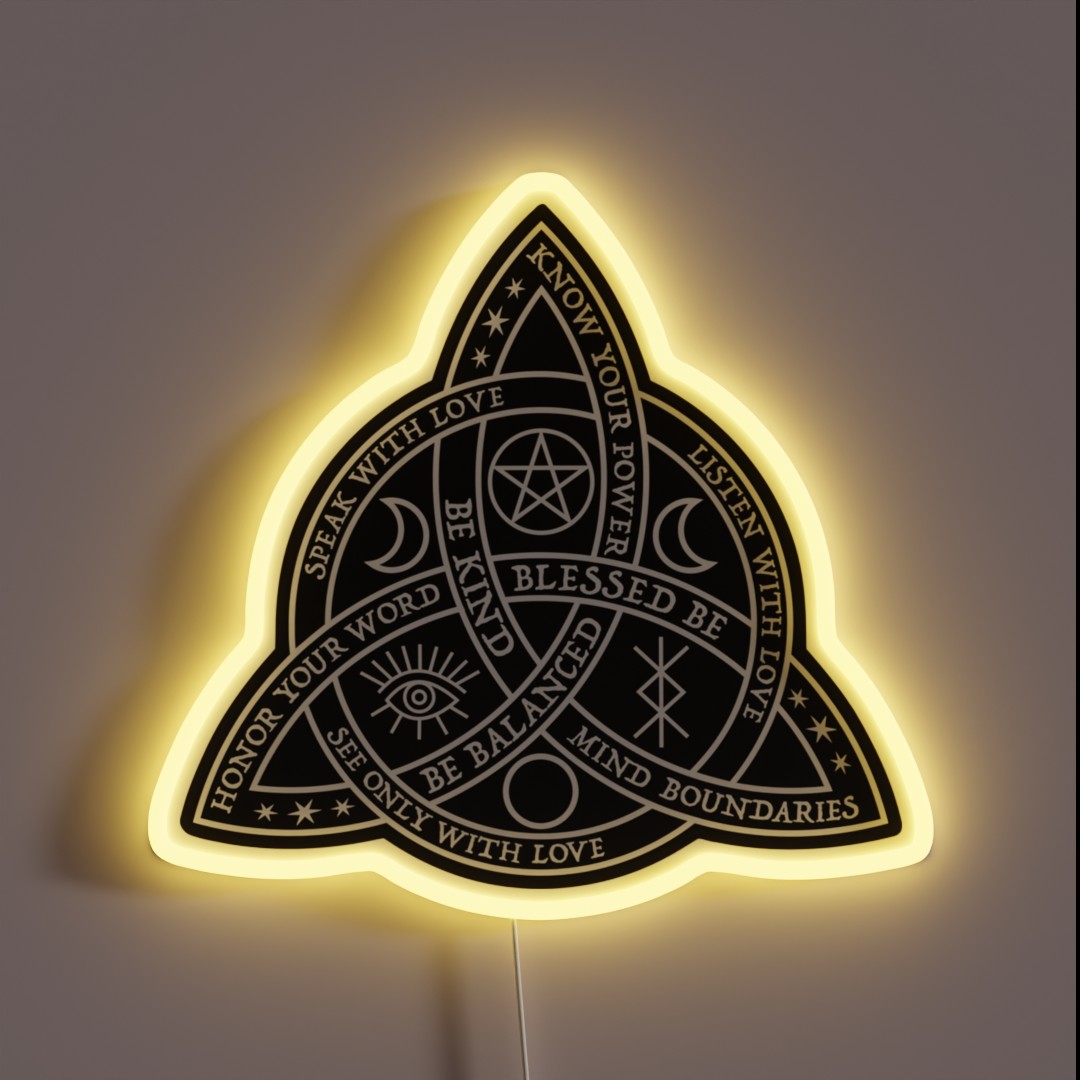 Blessed Be RGB Neon Sign Blessed Be RGB Neon Sign
