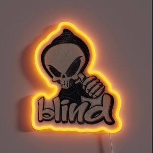 Blind Skateboards Skeleton Hook Ups Skate Hookups Hook Ups 90 S Vintage Skateboard Reaper RGB Neon Sign