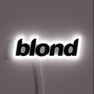 Blond Black Logo RGB Neon Sign