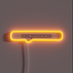 Bloodborne Dialogue Lady Maria RGB Neon Sign Bloodborne Dialogue Lady Maria RGB Neon Sign