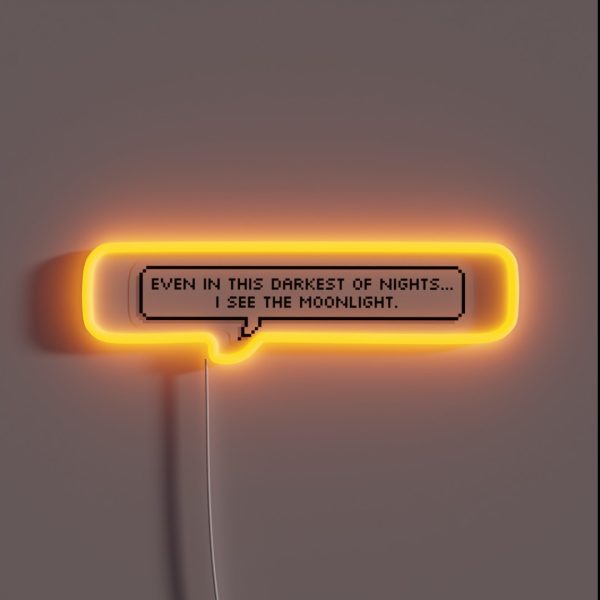 Bloodborne Dialogue Ludwig RGB Neon Sign