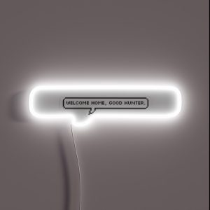 Bloodborne Dialogue Plain Doll RGB Neon Sign Bloodborne Dialogue Plain Doll RGB Neon Sign