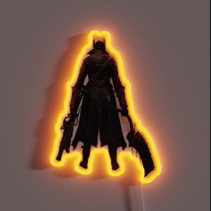 Bloodborne Hunter RGB Neon Sign