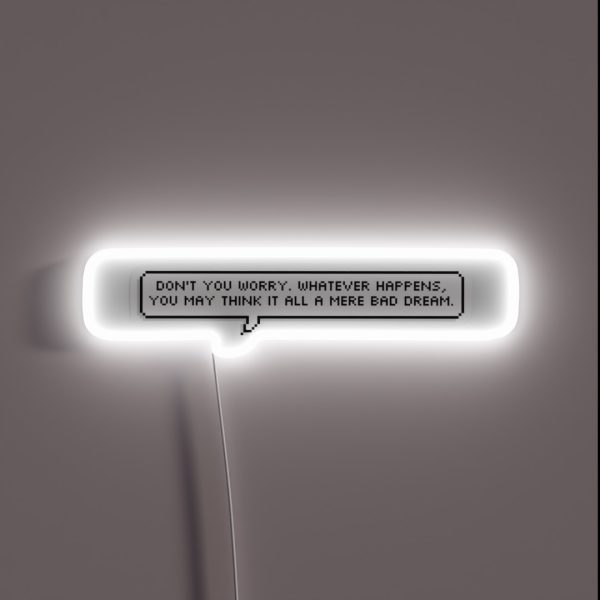 Bloodborne Quote Blood Minister RGB Neon Sign