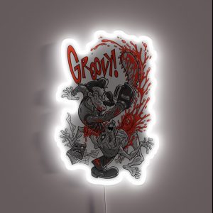 BLOODY GROOVY RGB Neon Sign BLOODY GROOVY RGB Neon Sign