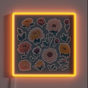 Blooming Elegance RGB Neon Sign Blooming Elegance RGB Neon Sign