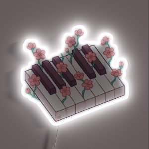 Blossoming Melody RGB Neon Sign