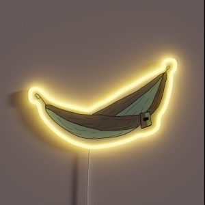 Blue And Grey Hammock RGB Neon Sign