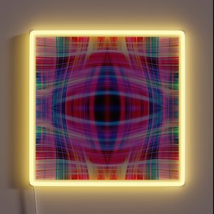 Blue And Pink Light Trails RGB Neon Sign
