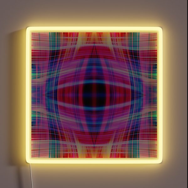Blue And Pink Light Trails RGB Neon Sign