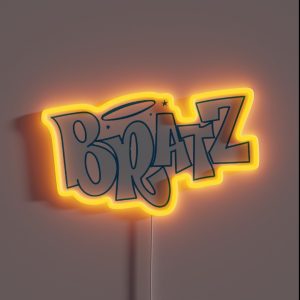 Blue Bratz Logo RGB Neon Sign