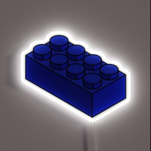 Blue Brick RGB Neon Sign