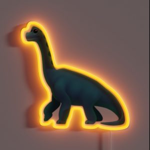 Blue Dino Emoji RGB Neon Sign Blue Dino Emoji RGB Neon Sign