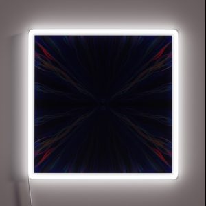 Blue Light Trails Pattern RGB Neon Sign