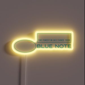 BLUE NOTE 1961 Logo RGB Neon Sign BLUE NOTE 1961 Logo RGB Neon Sign
