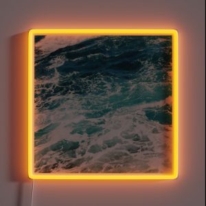 Blue Ocean Waves RGB Neon Sign Blue Ocean Waves RGB Neon Sign