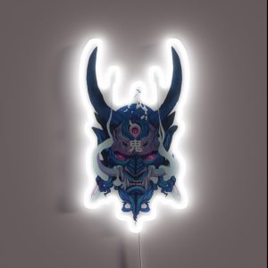 Blue Oni RGB Neon Sign