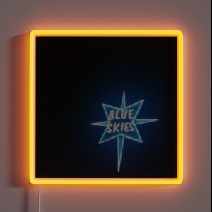 Blue Skies RGB Neon Sign Blue Skies RGB Neon Sign