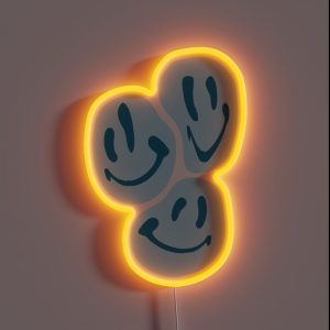 BLUE SMILES RGB Neon Sign BLUE SMILES RGB Neon Sign