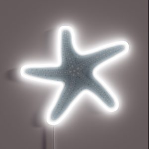 Blue Star Fish RGB Neon Sign Blue Star Fish RGB Neon Sign