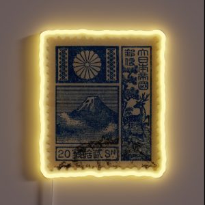 Blue Vintage Stamp RGB Neon Sign Blue Vintage Stamp RGB Neon Sign