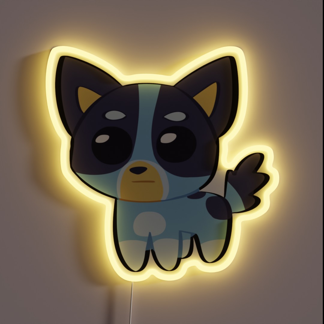 Blue Yippee RGB Neon Sign Blue Yippee RGB Neon Sign