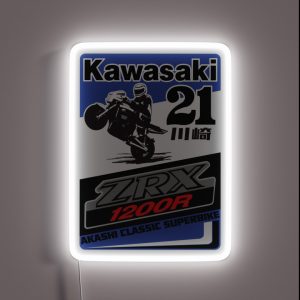 Blue Zrex The Classic Superbike RGB Neon Sign