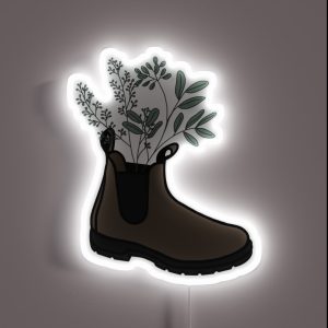 Blundstone With Wildflowers RGB Neon Sign Blundstone With Wildflowers RGB Neon Sign