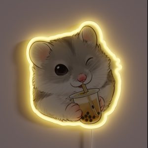 Boba Milk Tea RGB Neon Sign