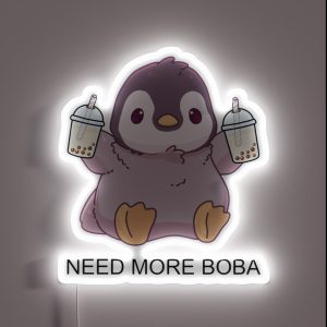 Boba Pengu RGB Neon Sign Boba Pengu RGB Neon Sign