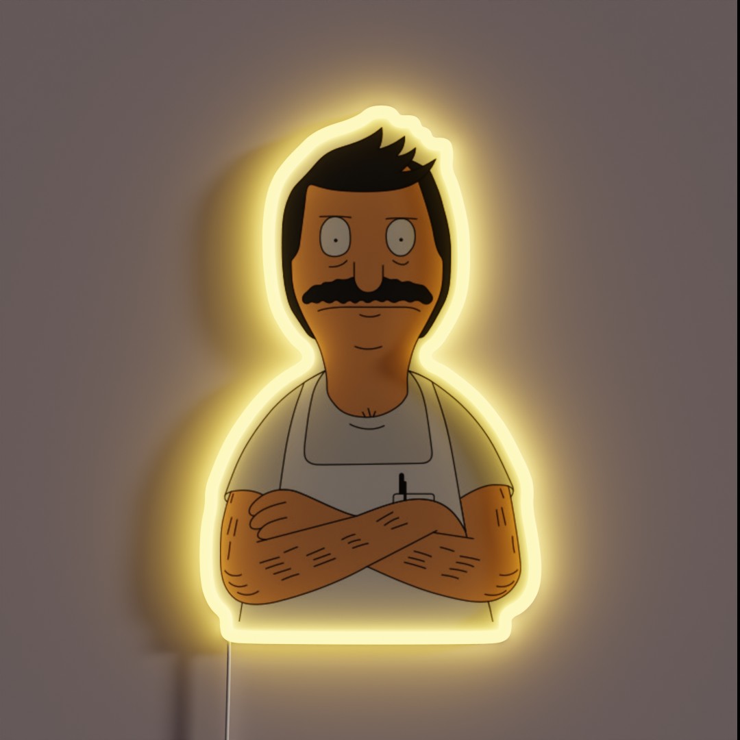 Bobs Burger RGB Neon Sign Bobs Burger RGB Neon Sign