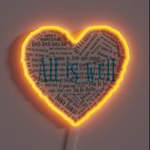 Bollywood Dialogues And Lyrics RGB Neon Sign