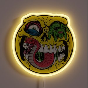 BONE HEAD RGB Neon Sign