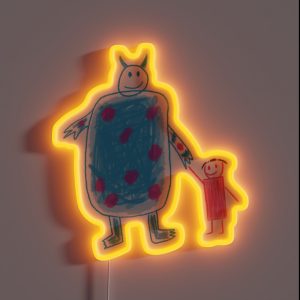 Boo And Kitty RGB Neon Sign