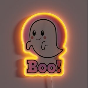 Boo Bees Couples Halloween Costume RGB Neon Sign