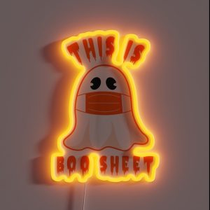 Boo Bees Couples Halloween Costume RGB Neon Sign