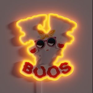 Boo Bees Couples Halloween Costume RGB Neon Sign