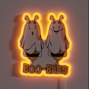 Boo Bees Design Gift Idea RGB Neon Sign Boo Bees Design Gift Idea RGB Neon Sign